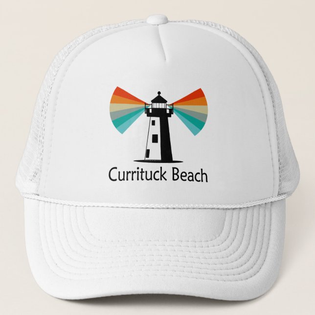 Casquette Phare de Currituck Beach Arc-en-ciel (Devant)