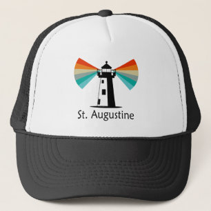 Casquette Phare de St. Augustine Floride Arc-en-ciel