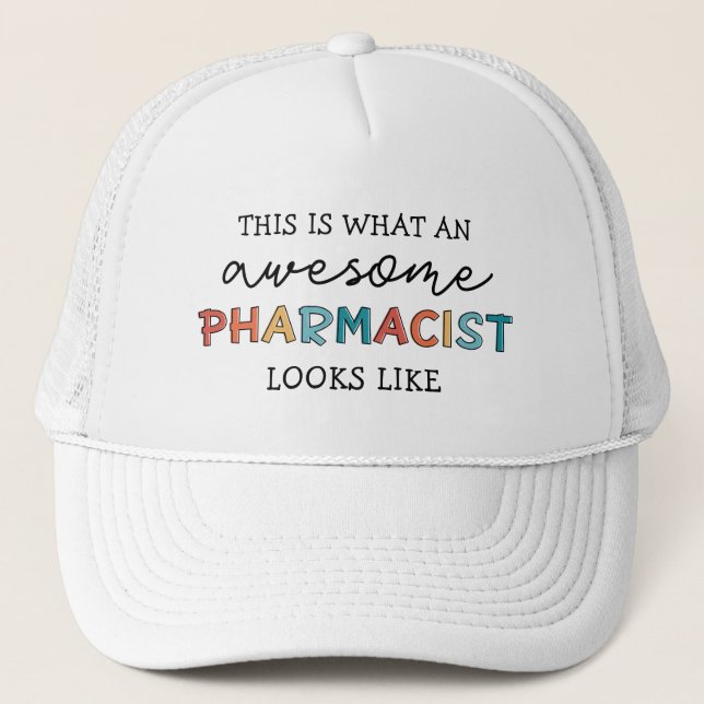 Casquette Pharmacien Drôle Drôle Awesome Cadeaux Pharmaciens (Devant)