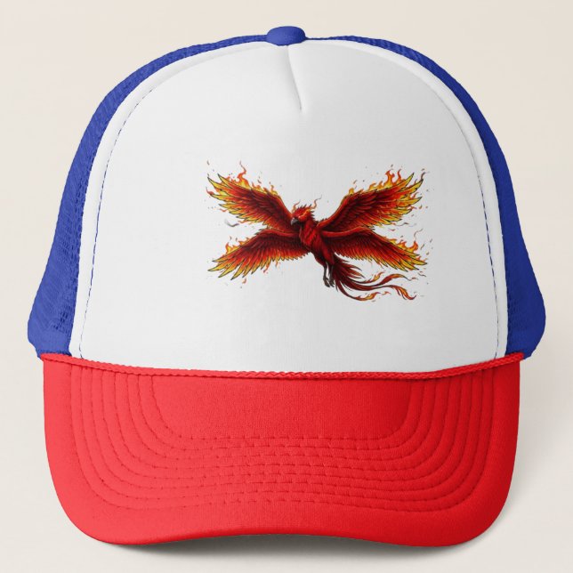 Casquette Phénix Rouge (Devant)