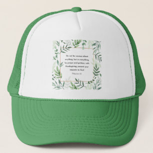 Casquette Philippiens 4:6, Verset biblique,