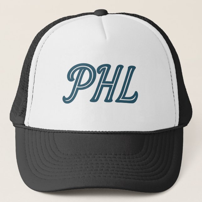 Casquette PHL Philadelphia Airport Code - Philly Travel & Lo (Devant)