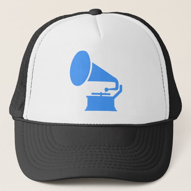 Casquette Phonographe - Bleu Bébé (Devant)