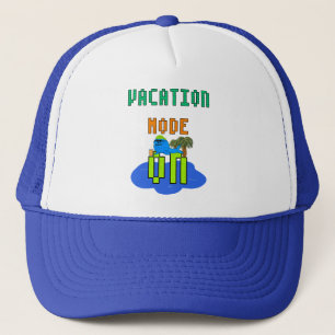 Casquette Phoque bleu en vacances