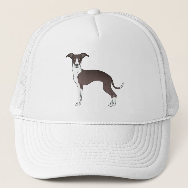 Casquette Phoque Et Blanc Italien Greyhound Cute Cartoon Chi (Devant)