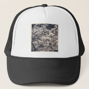 Casquette Photo carré - Fleur de cerisier