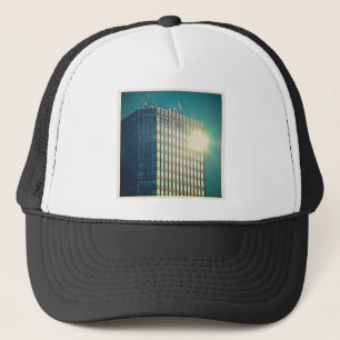 Casquette Photo carré - Soleil sur un bâtiment