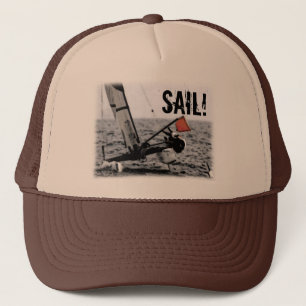 Casquette Photo Catamaran de la course de bateau