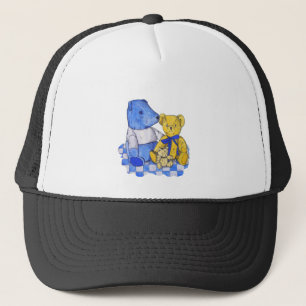 Casquette photo de l'ours en peluche