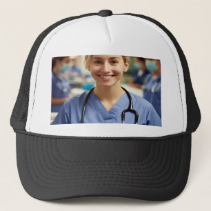 Casquette Photo d'infirmière Personnaliser