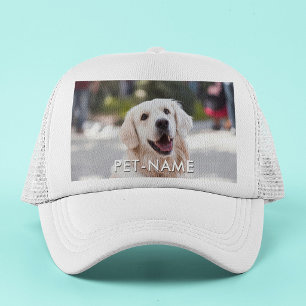 Casquette Photo personnalisée avec le nom de votre chien