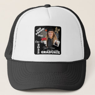 Casquette Photo personnalisée, Fière maman d'un diplômé de 2
