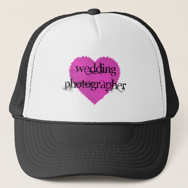 Casquette Photographe de mariage (Devant)