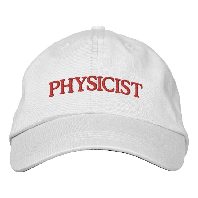 Casquette physicien (Devant)
