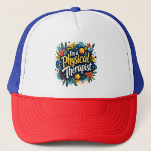 Casquette Physothérapie Floral Citation Art