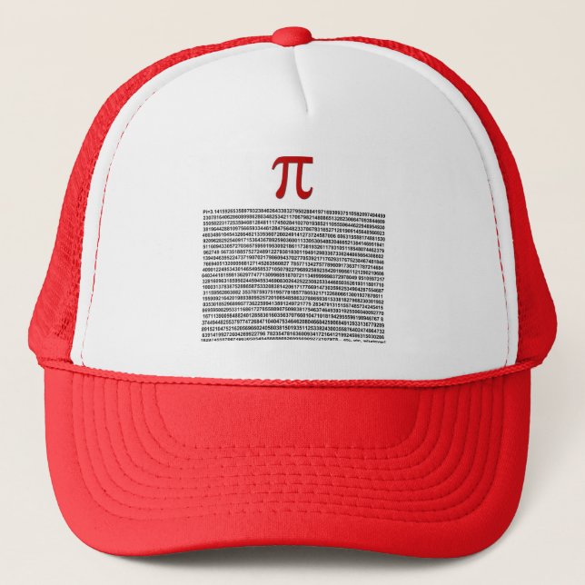 Casquette Pi = 3,141592653589 etc. etc… quoi que ! (Devant)
