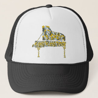 Casquette Piano abstrait