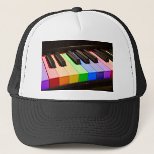 Casquette Piano d'arc-en-ciel