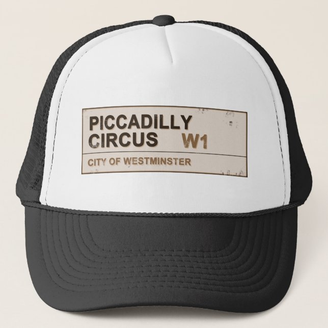 Casquette Piccadilly Circus Londres - Vintage (Devant)