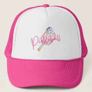 Casquette Pickball rose amusant