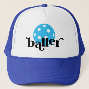 Casquette Pickle Baller Funny Blue