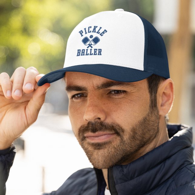 Casquette Pickle Baller Funny Pickleball (Créateur téléchargé)