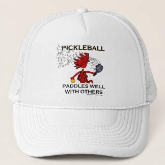 Casquette Pickleball barbote bien avec d'autres