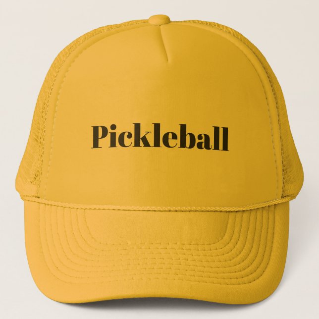 Casquette Pickleball Jaune   (Devant)