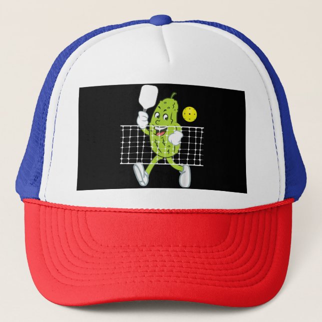 Casquette Pickleball Jouer - Drôle Pickleball Paddle (Devant)