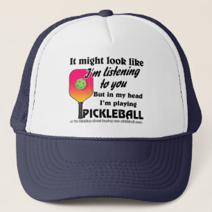 Casquette Pickleball Lover Dans ma tête je joue au Picklebal