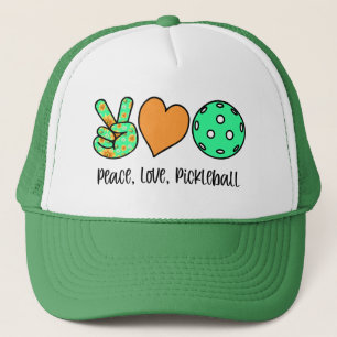Casquette Pickleball Player Cadeau Paix, Amour, Pickleball