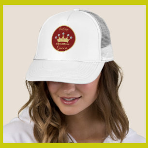 Casquette Pickleball Queen Glam Glitz Monogramme Nom Or
