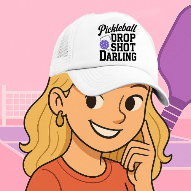 Casquette Pickleball Trucker Hat Drop Shot Darling (PICKLEBALL TRUCKER HAT)