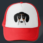 Casquette Piebald Dachshund Cute Chien<br><div class="desc">Le casquette parfait des amoureux de Piebald. Dessin de style très mignon d'un Piebald Dachshund noir,  tan & blanc. Fait un grand cadeau pour les adeptes de chiens plus vierges. La taille Unisex convient à la plupart des ados et des adultes.</div>