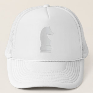 Casquette Pièce d'échecs de chevalier blanc