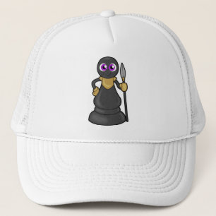 Casquette Pièce d'échecs Pion à l'échec avec Spear