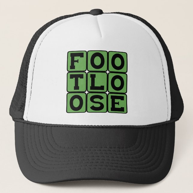 Casquette Pied libre, pieds dansants (Devant)