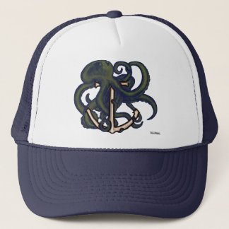 Casquette Pieuvre à vapeur sur Ancre