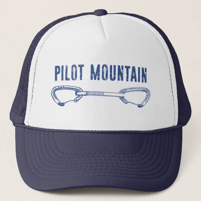 Casquette Pilot Mountain North Carolina Climbing Quickdraw (Devant)