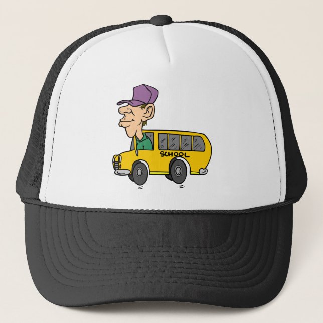 Casquette Pilote de bus scolaire (Devant)