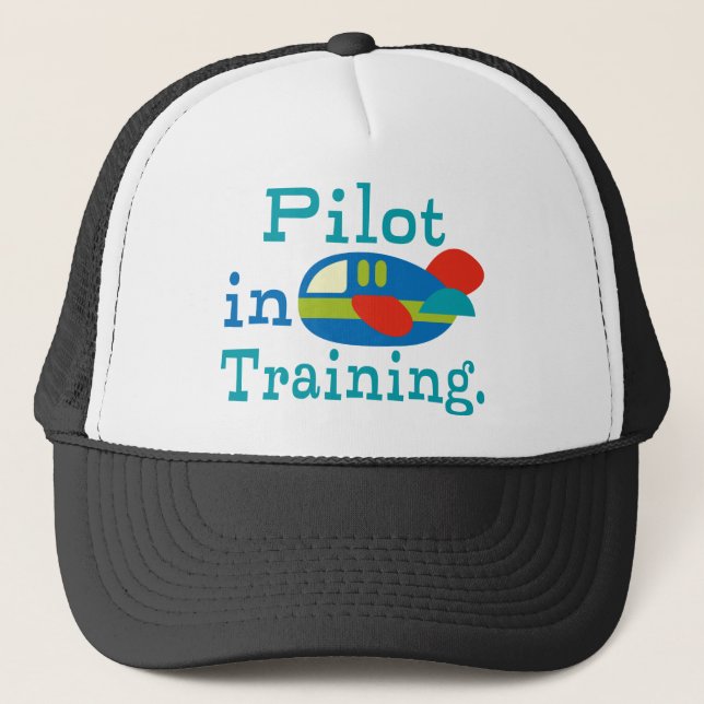 Casquette Pilote personnalisé en formation (Devant)