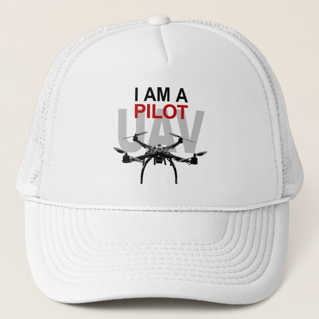Casquette Pilote Quadcopter UAV Quadpilot (Devant)