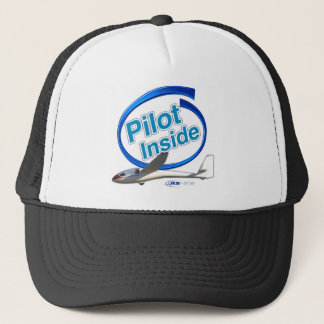 Casquette Pilotez à l'intérieur du planeur d'ASM 15