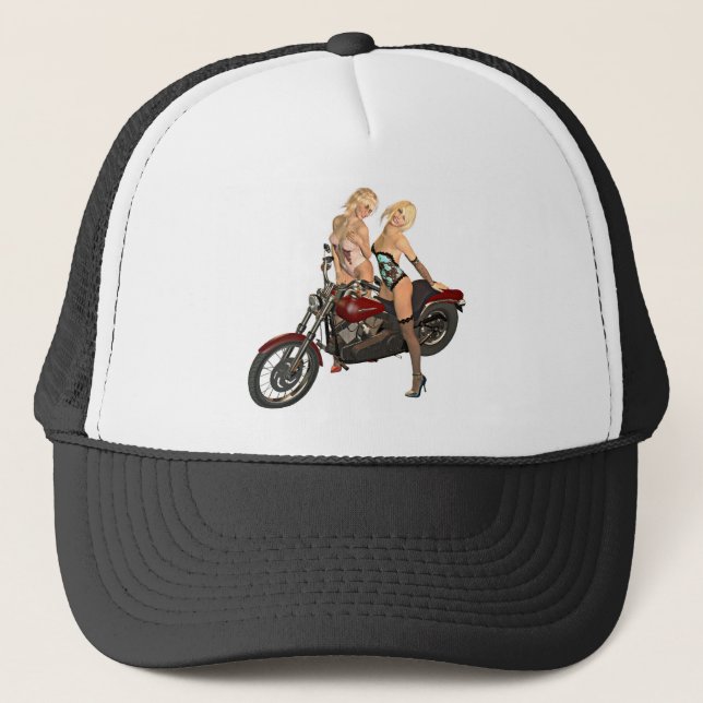 Casquette Pin-up moker filles (Devant)