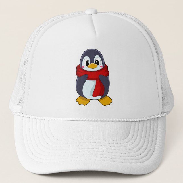 Casquette Pingouin avec Écharpe (Devant)