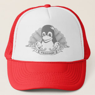 Casquette Pingouin de Tux - (Linux, Open Source, Copyleft,