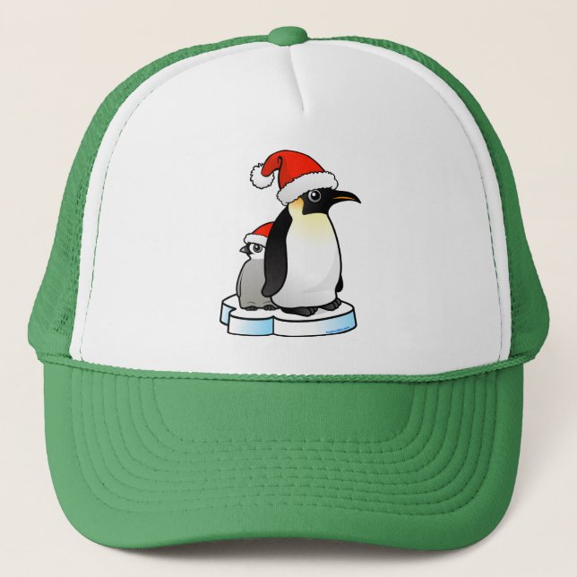Casquette Pingouin d'empereur de Père Noël (Devant)