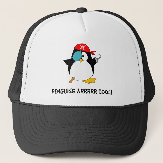 Casquette Pingouin frais de pirate (Devant)