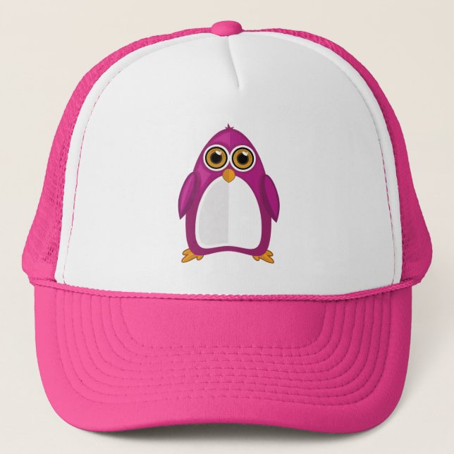 Casquette Pingouin violet (Devant)