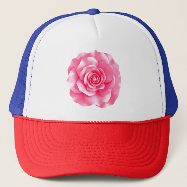 Casquette Pink Camellia Bloom (Devant)